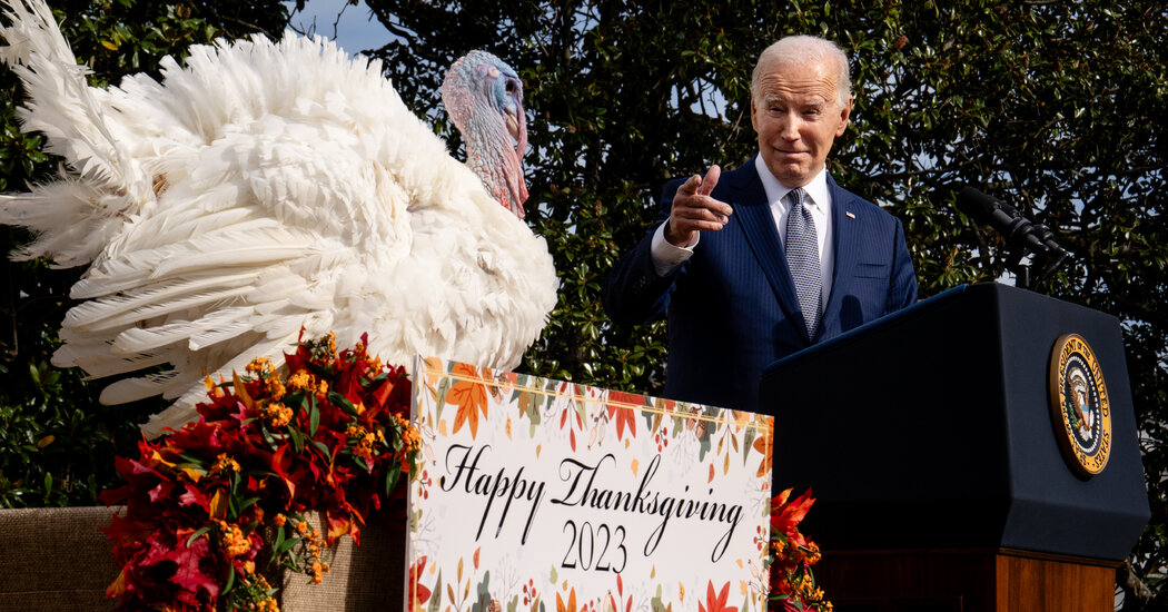 "Biden's Annual Thanksgiving Tradition: Pardoning Turkeys and Celebrating his 81st Birthday"