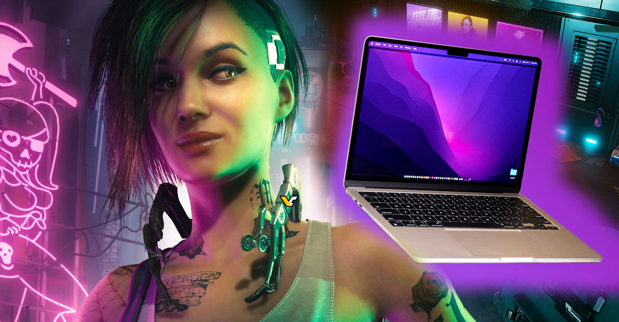 Featured image for "Apple's emulation software allows M1/M2 systems to run Windows games like Cyberpunk 2077 and more"