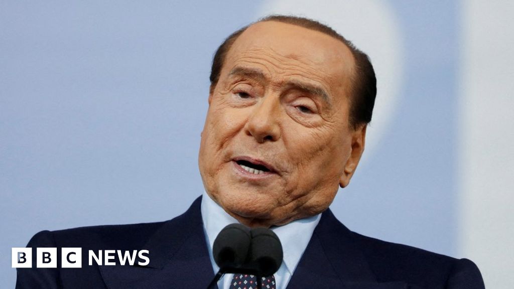 Featured image for Silvio Berlusconi makes virtual appearance after serious illness.