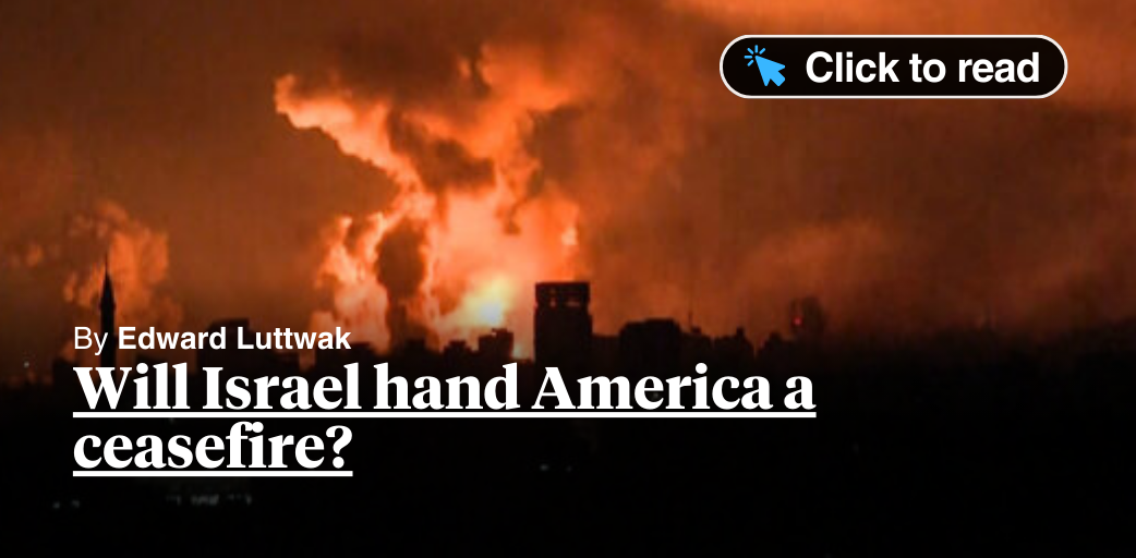 "Israel's Potential Gain: A Ceasefire with America?"
