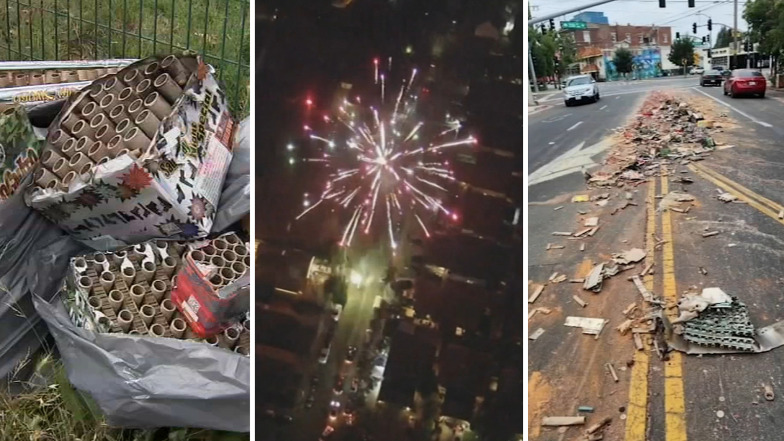 Featured image for Firework-Related Fires Plague California Cities on Independence Day