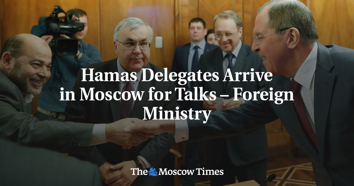 Hamas Delegation Meets with Russian Officials Amid Gaza Conflict