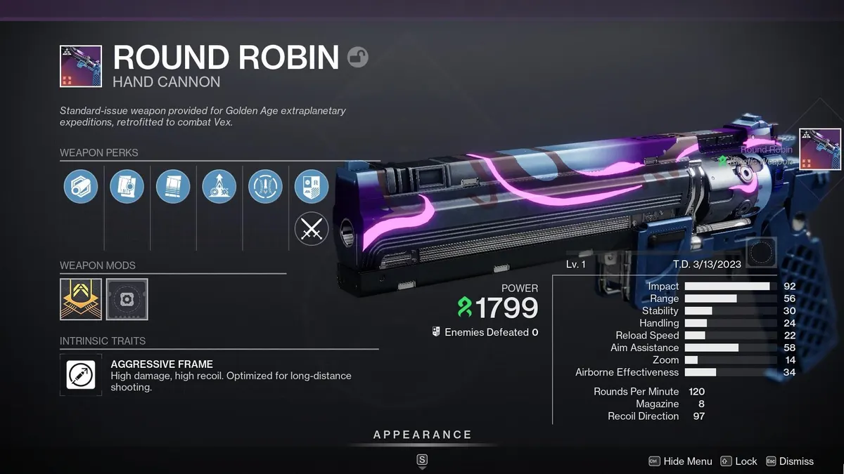 Destiny 2 Overhauls Hand Cannons and Exotics in Season 22.