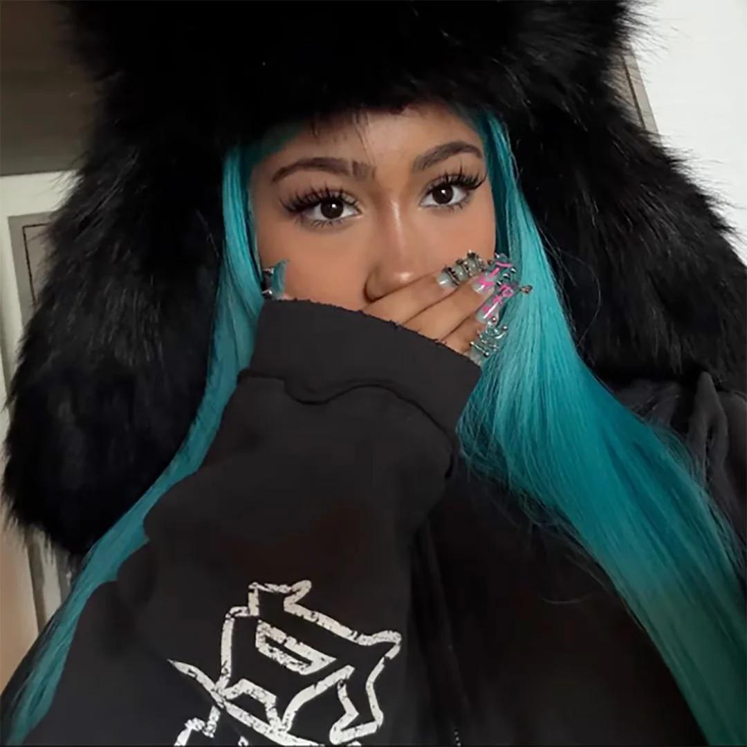 North West Flaunts Spiked, Charms-Loaded Manicure