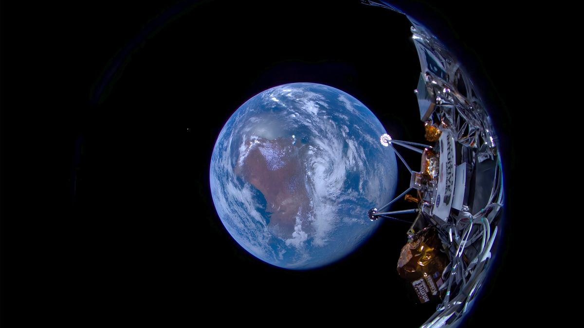 "Private Moon Lander Captures Breathtaking First Images from Space"