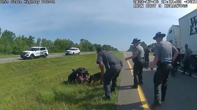 Prosecutor seeks dismissal of felony charge against unarmed Black man bitten by police dog in Ohio
