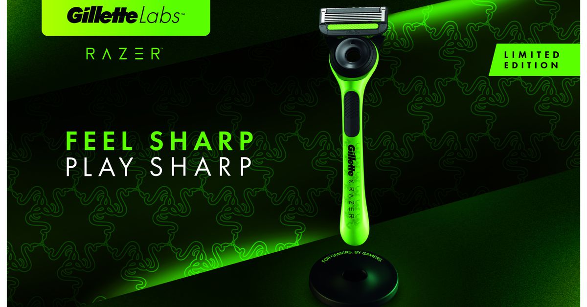 Featured image for "Razer and Gillette Unveil Limited Edition RGB Razor Collaboration"