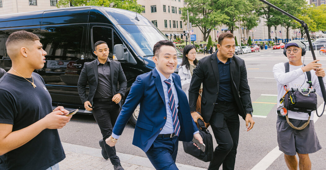 Featured image for Justin Sun Demands Unfreezing of $100M Crypto from Trump-Linked Firm