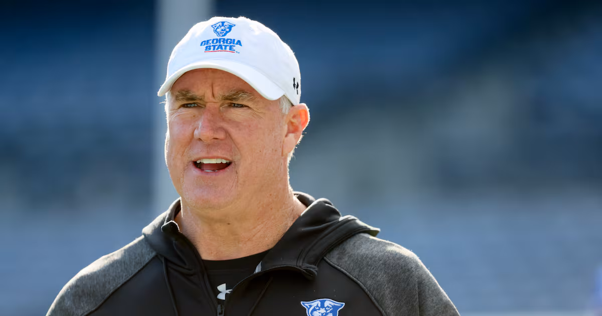 Featured image for "Georgia State Football Coach Shawn Elliott Resigns to Join South Carolina Staff"