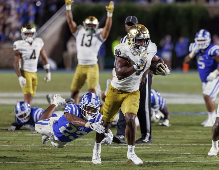 Featured image for "Notre Dame Football's Rise Continues with Challenging Schedule and Key Players' Return"