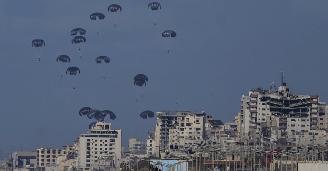 "Biden Administration's Emergency Military Mission to Build Gaza Pier for Aid Delivery Amid Israel-Hamas Conflict"