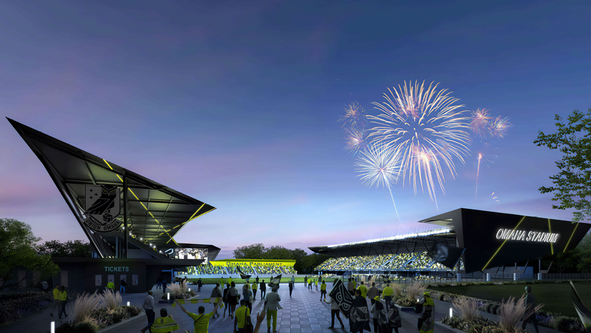 Featured image for "Union Omaha Unveils Plans for Downtown Soccer Stadium Development"