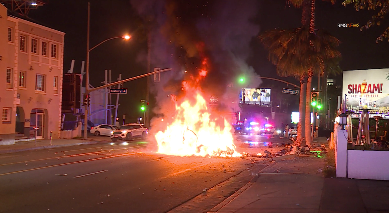 Deadly Incidents Rock Hollywood: Hit-and-Run, Car Fire, and Shooting Leave Multiple Casualties.