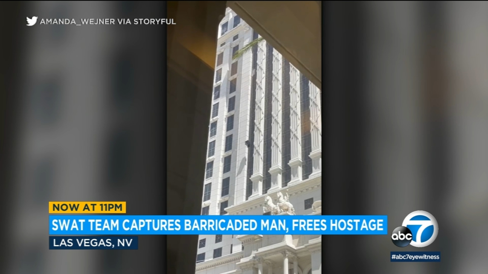 Las Vegas Strip Standoff Ends with Hostage Freed and Suspect in Custody