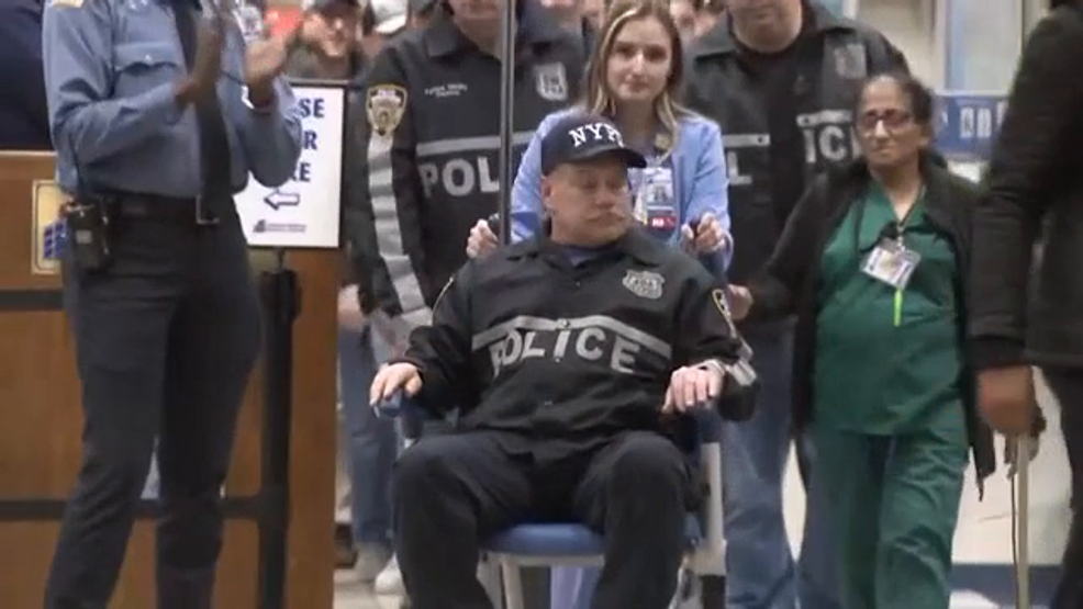 Featured image for "Heroic NYPD officers injured in deadly Queens stabbing released from hospital"