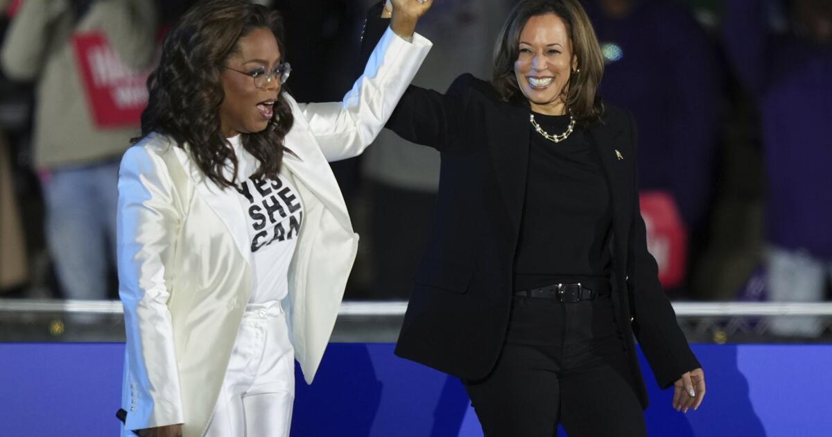 Featured image for Oprah and Lady Gaga Join Kamala Harris for Star-Studded Philly Rally