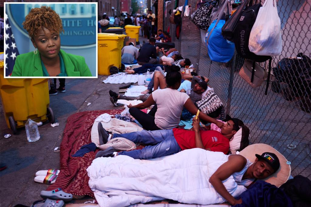 Controversy Surrounds Karine Jean-Pierre's Comments on Biden's Border Policies.