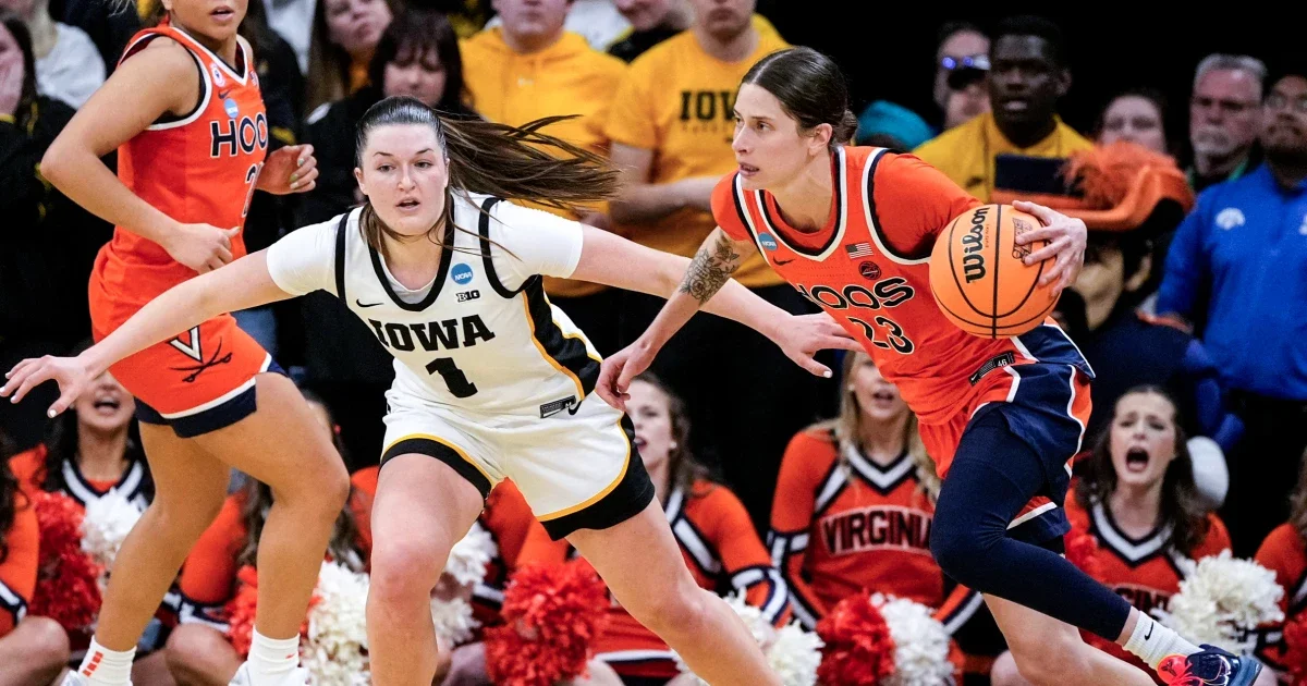 Virginia shocks Iowa, becomes first First Four team to reach the Sweet Sixteen
