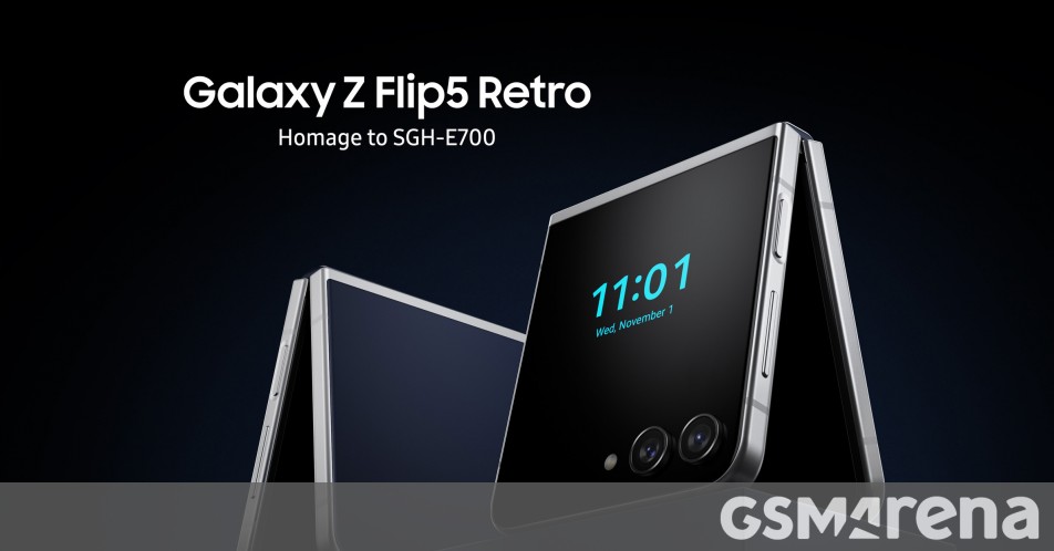 Featured image for Samsung unveils Galaxy Z Flip5 Retro, blending 2003 nostalgia with modern technology
