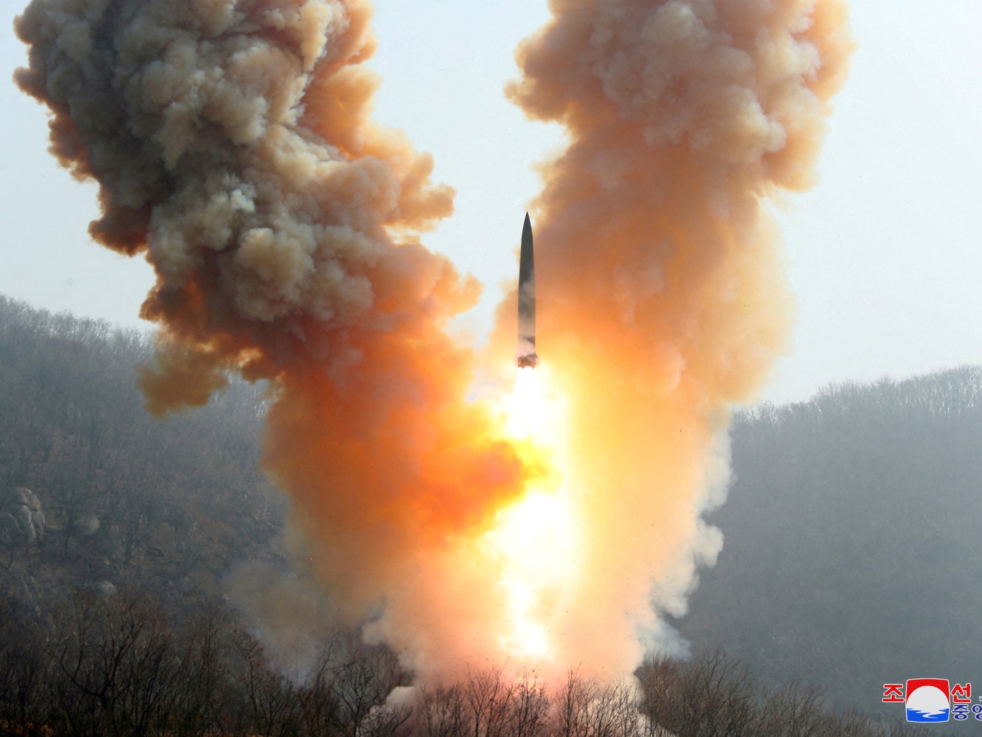 Japan orders evacuation after North Korean missile launch.