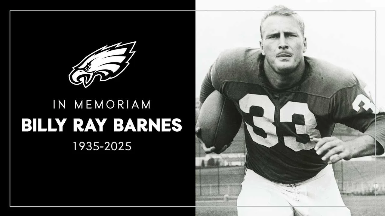 Philadelphia Eagles Legend Billy Ray Barnes Passes Away at 90