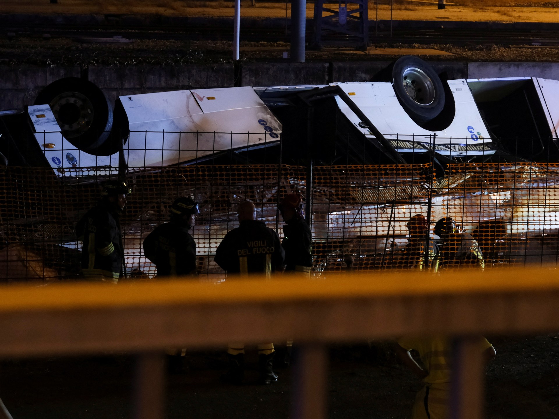 Tragedy Strikes as Venice Tourist Bus Plunges from Bridge, Leaving Over 20 Dead