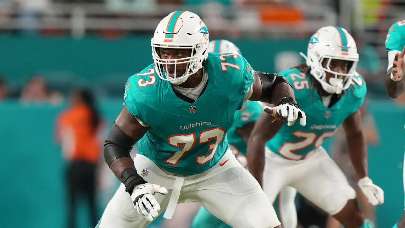 Dolphins bolster offensive line with new signings after Jackson injury