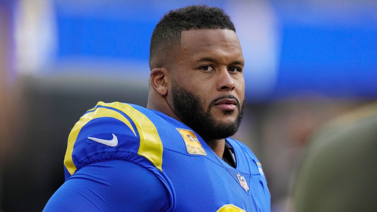 Featured image for "3-Time DPOY Aaron Donald Retires After 11 Seasons with Rams"