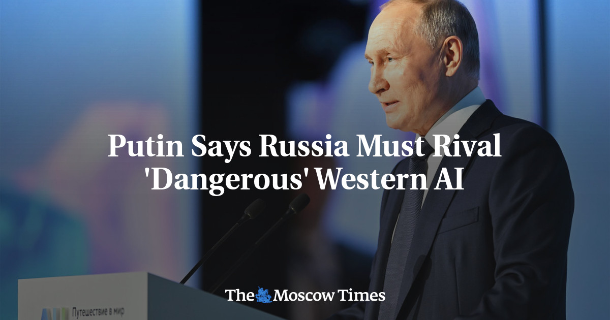 "Putin Urges Russia to Match Western AI Amid Concerns"