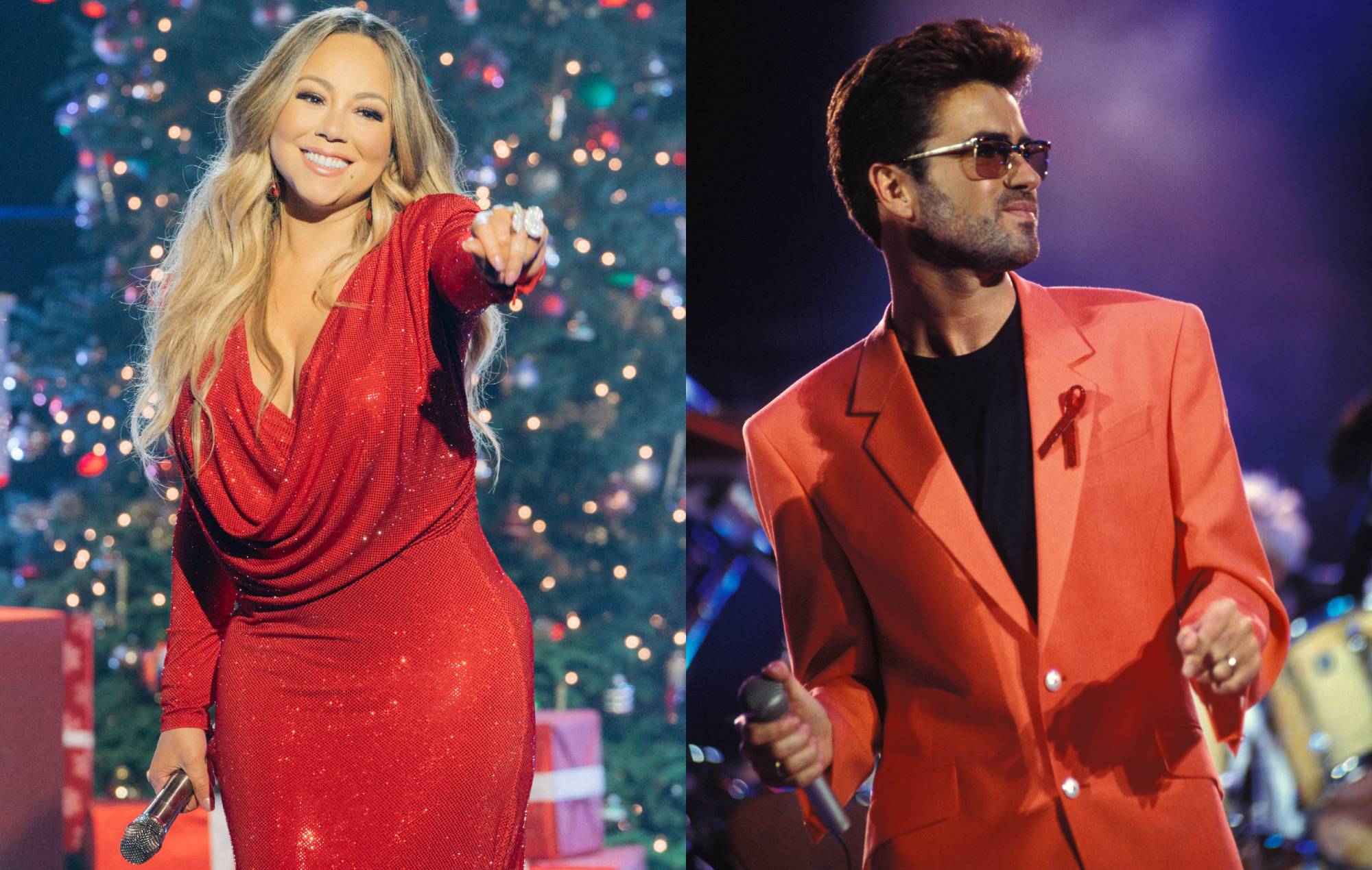 Featured image for "Early Holiday Hits: Wham! and Mariah Carey Dominate Charts with Christmas Songs"