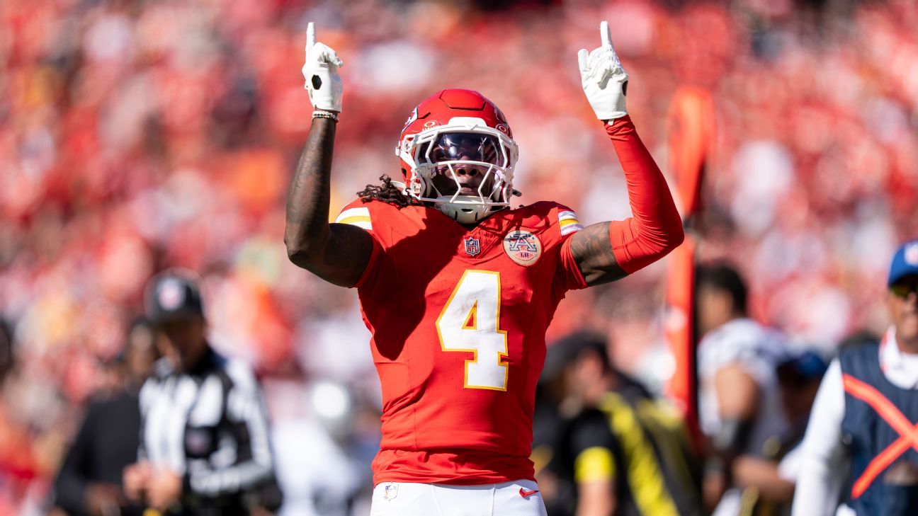 Featured image for Chiefs' Rice and Mahomes shine in dominant victory over Raiders