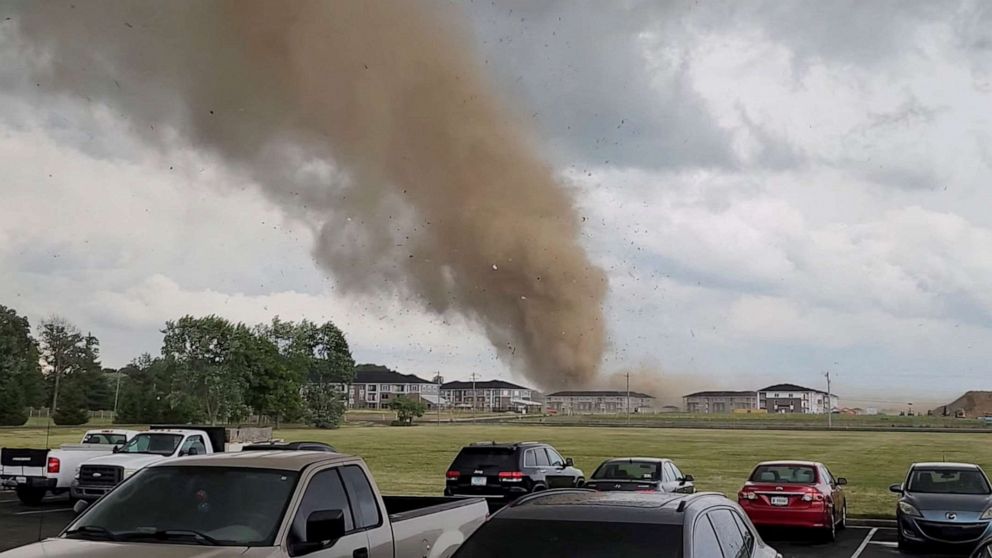 Severe storms and tornadoes threaten multiple regions in the US.