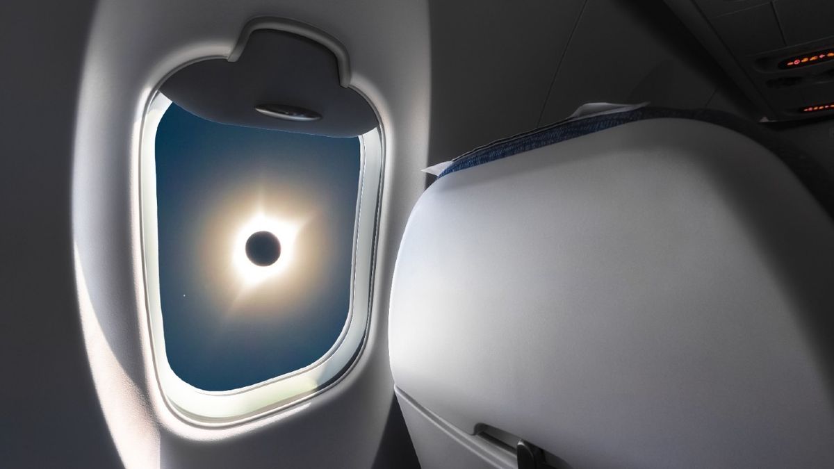 Featured image for "Delta's Exclusive 2024 Total Solar Eclipse Flight at 30,000 Feet"