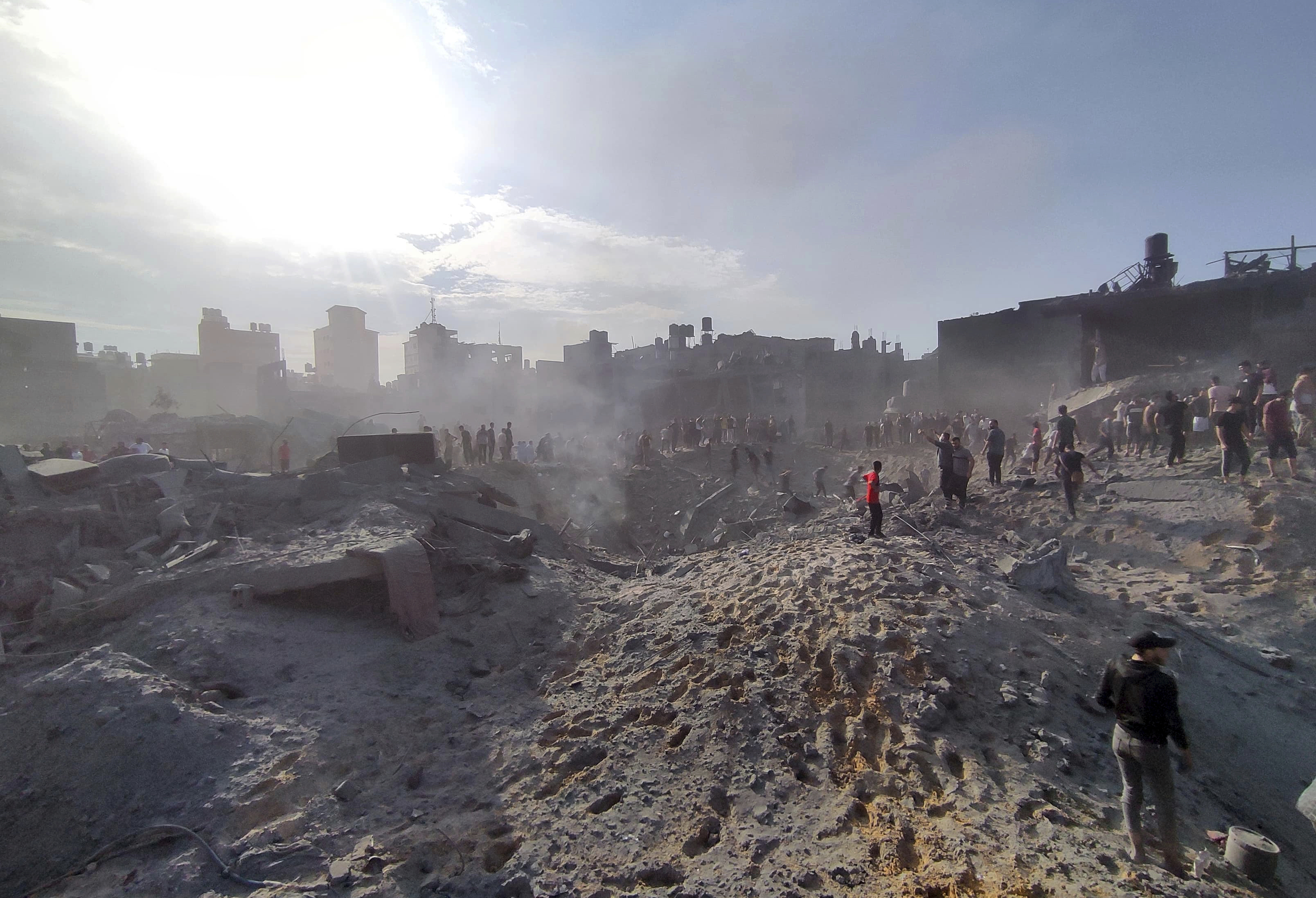 Israeli Strikes Hit Gaza Refugee Camp as EU Expresses Appalled Reaction