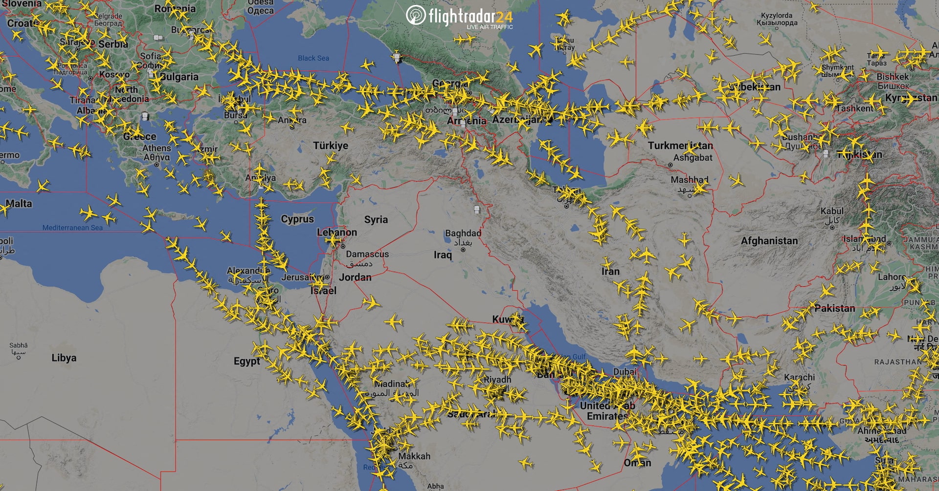 Middle East Airlines Disrupted by Iran-Israel Conflict and Drone Attacks