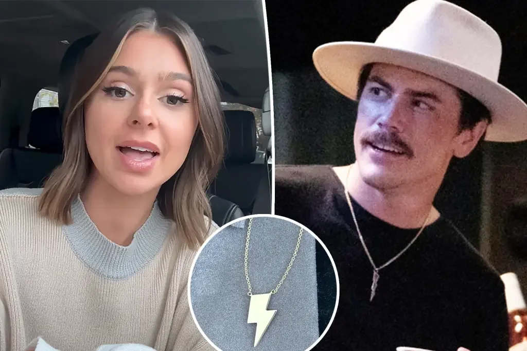 "Raquel Leviss Raises Funds for Mental Health Charity with Symbolic Tom Sandoval Lightning Bolt Necklace"