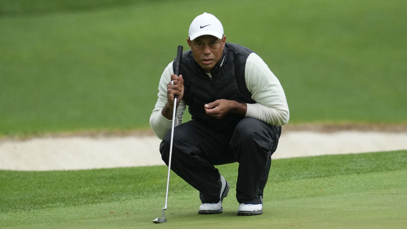 Featured image for Tiger Woods Withdraws from 2023 Masters Due to Plantar Fasciitis Injury.