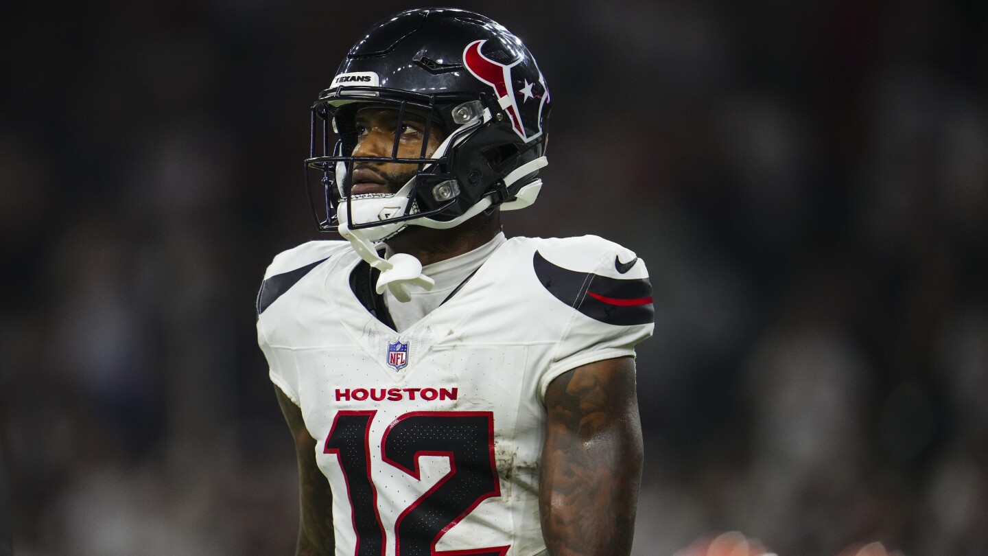 Texans' Nico Collins Out for Sunday Night Against Lions