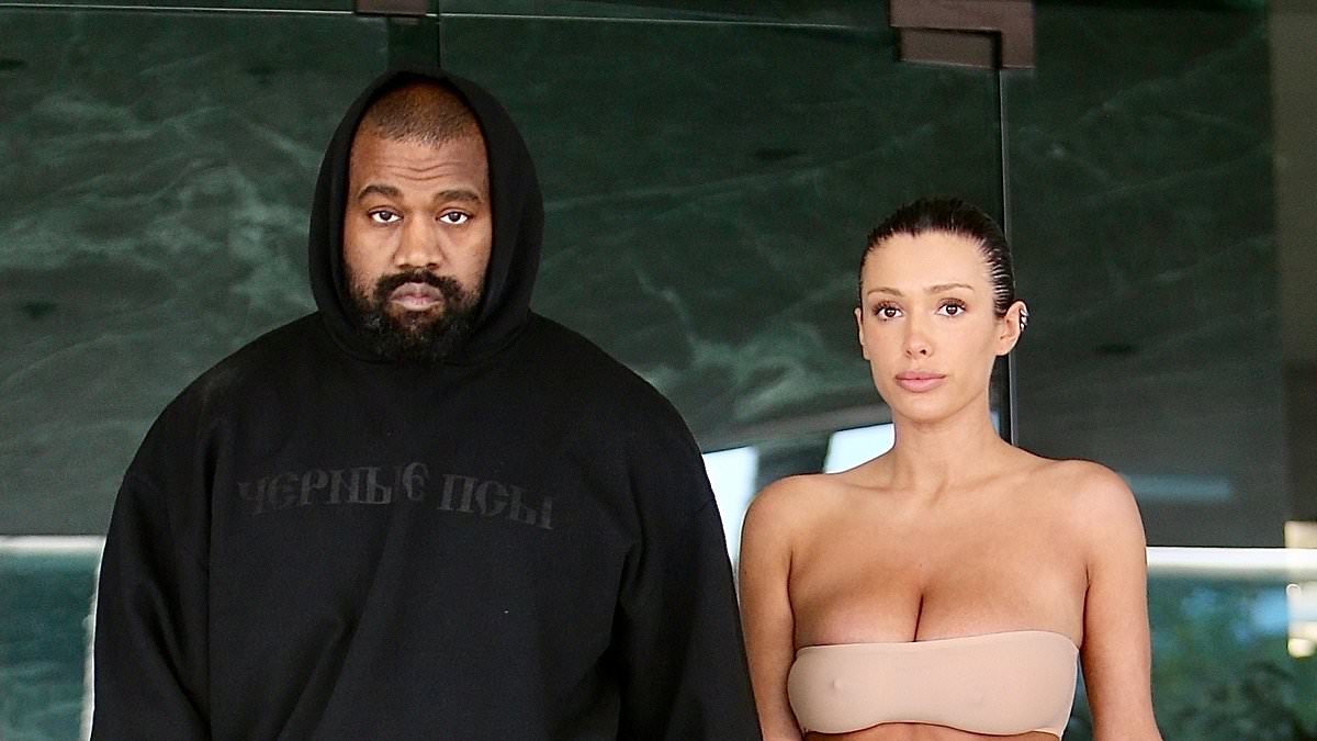 Featured image for Kanye West's Wife Bianca Censori's Rare Outing and Cheeky Wardrobe Malfunction