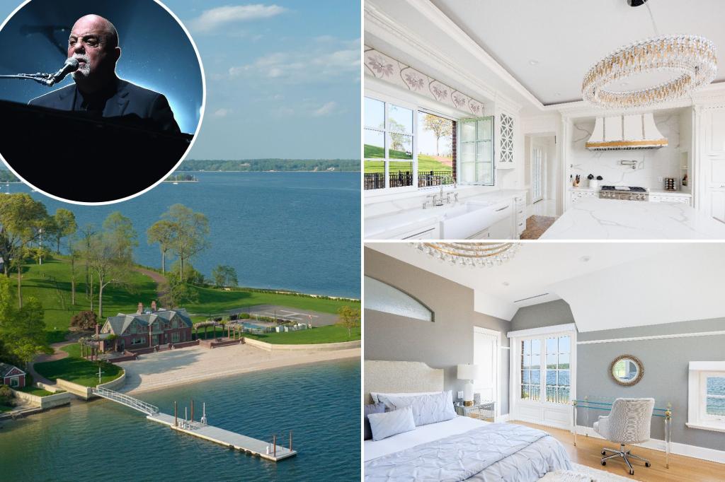 Billy Joel Sells Long Island Waterfront Estate for $49 Million, Moves to Florida.
