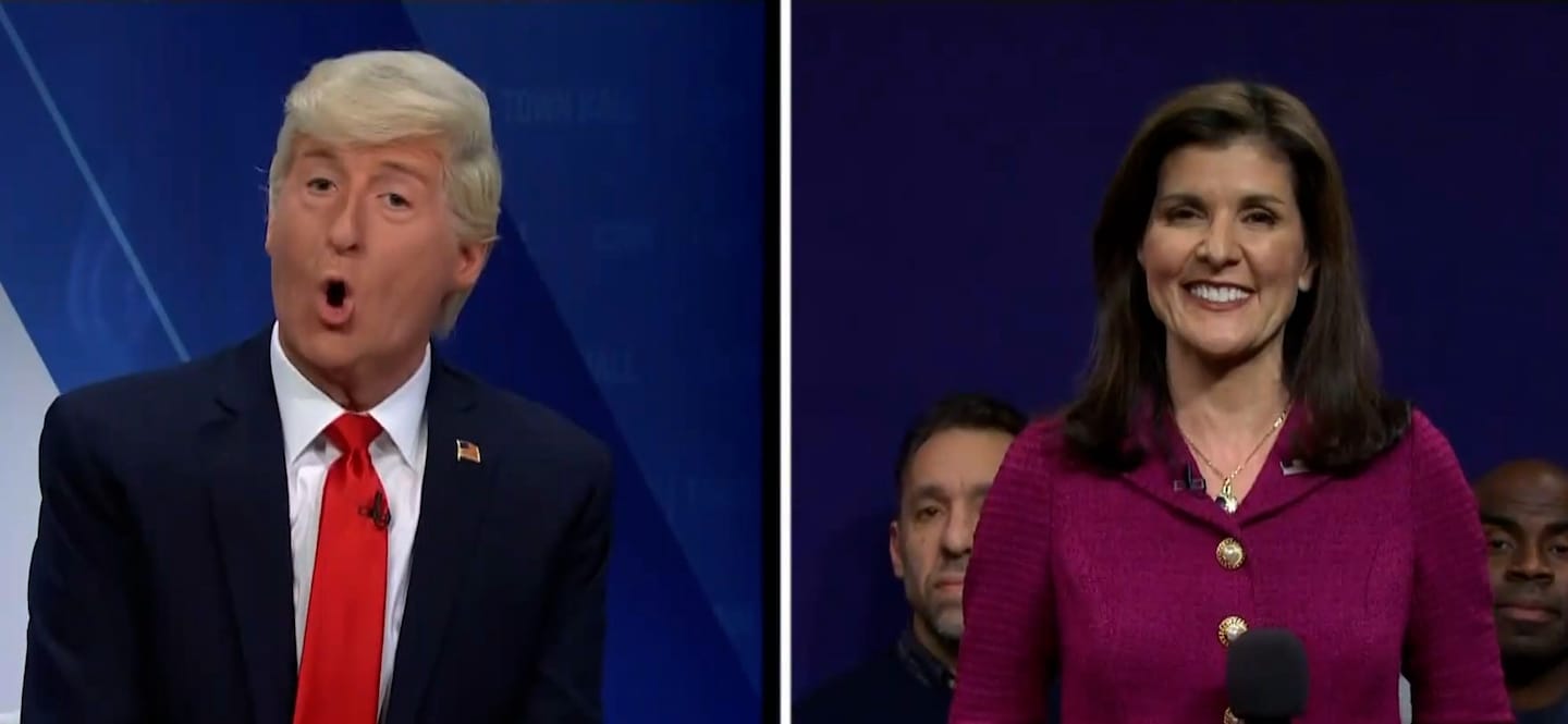 "Nikki Haley's Surprise 'SNL' Cameo: Mocking Trump and Biden"