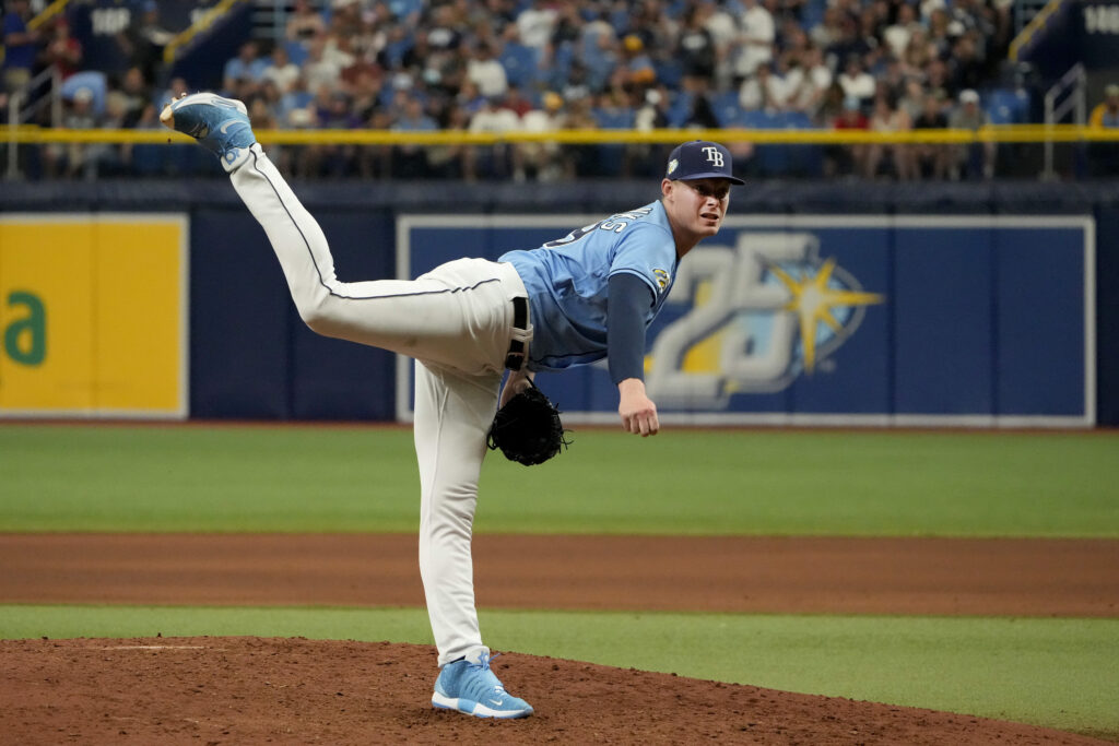 Featured image for Rays' closer Pete Fairbanks sidelined with hip injury.