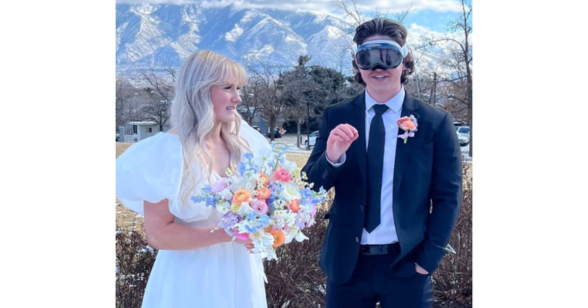 "Virtual Reality Wedding: Groom's Use of Apple Vision Pro Sparks Controversy"