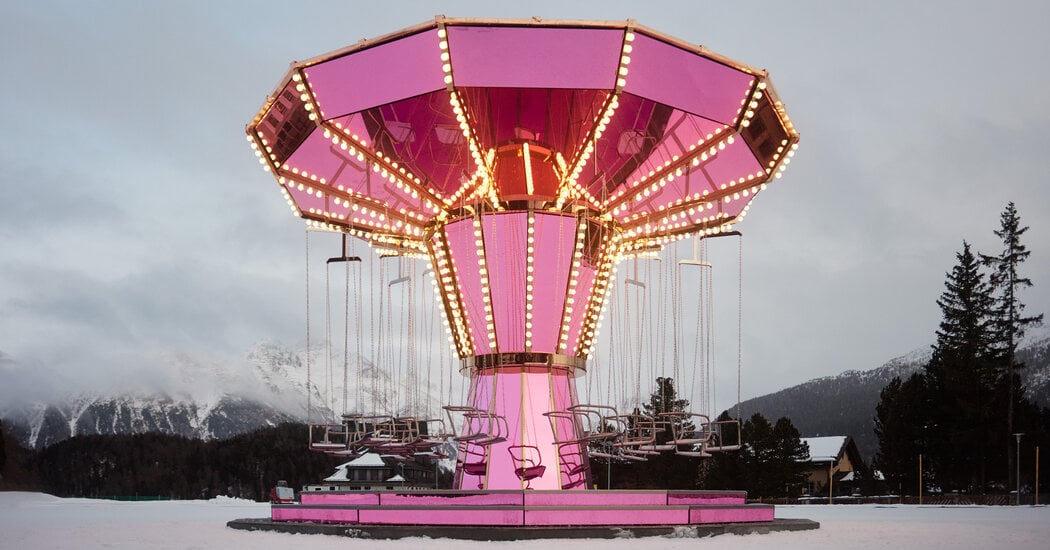 Featured image for Switzerland Welcomes Vibrant Hot Pink Carousel