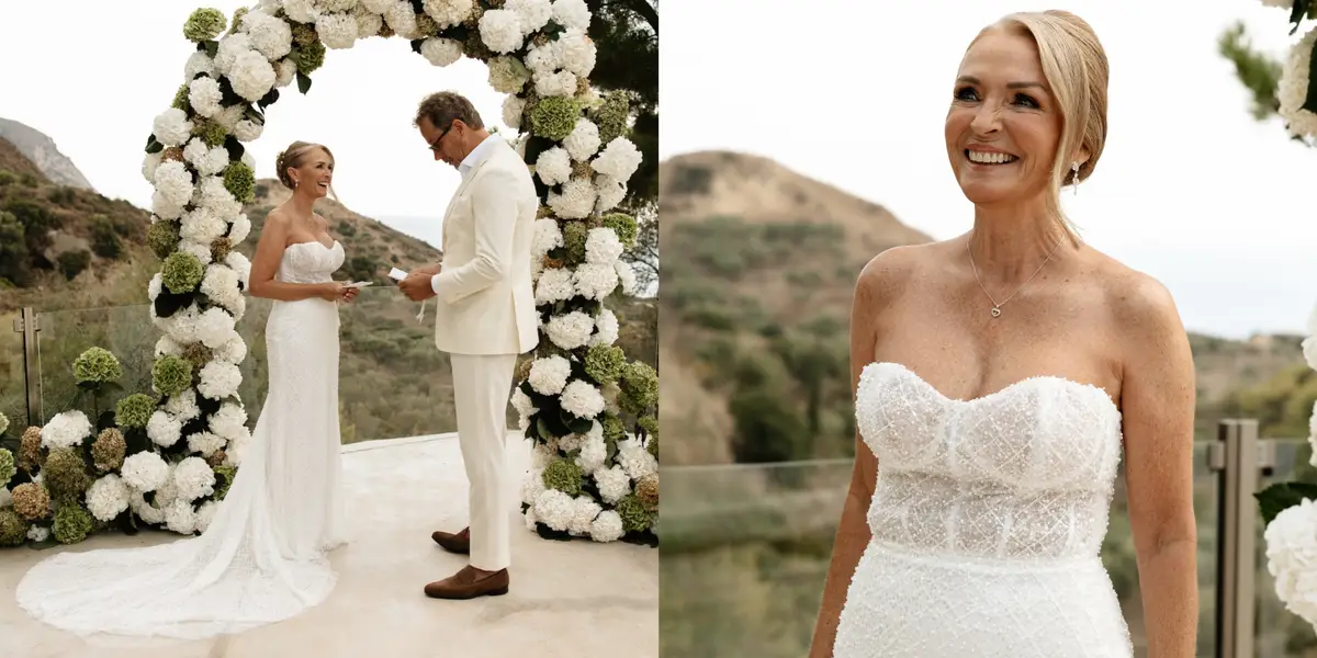62-Year-Old Bride Finds Love in a Sparkly Wedding Dress