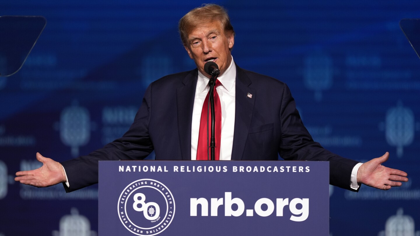 Featured image for "Trump Vows to Protect Christianity and Condemns Political Opposition as Anti-Christian"