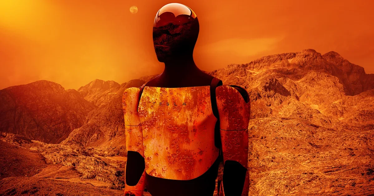 Expert Warns Elon’s Robots May Fail on Mars