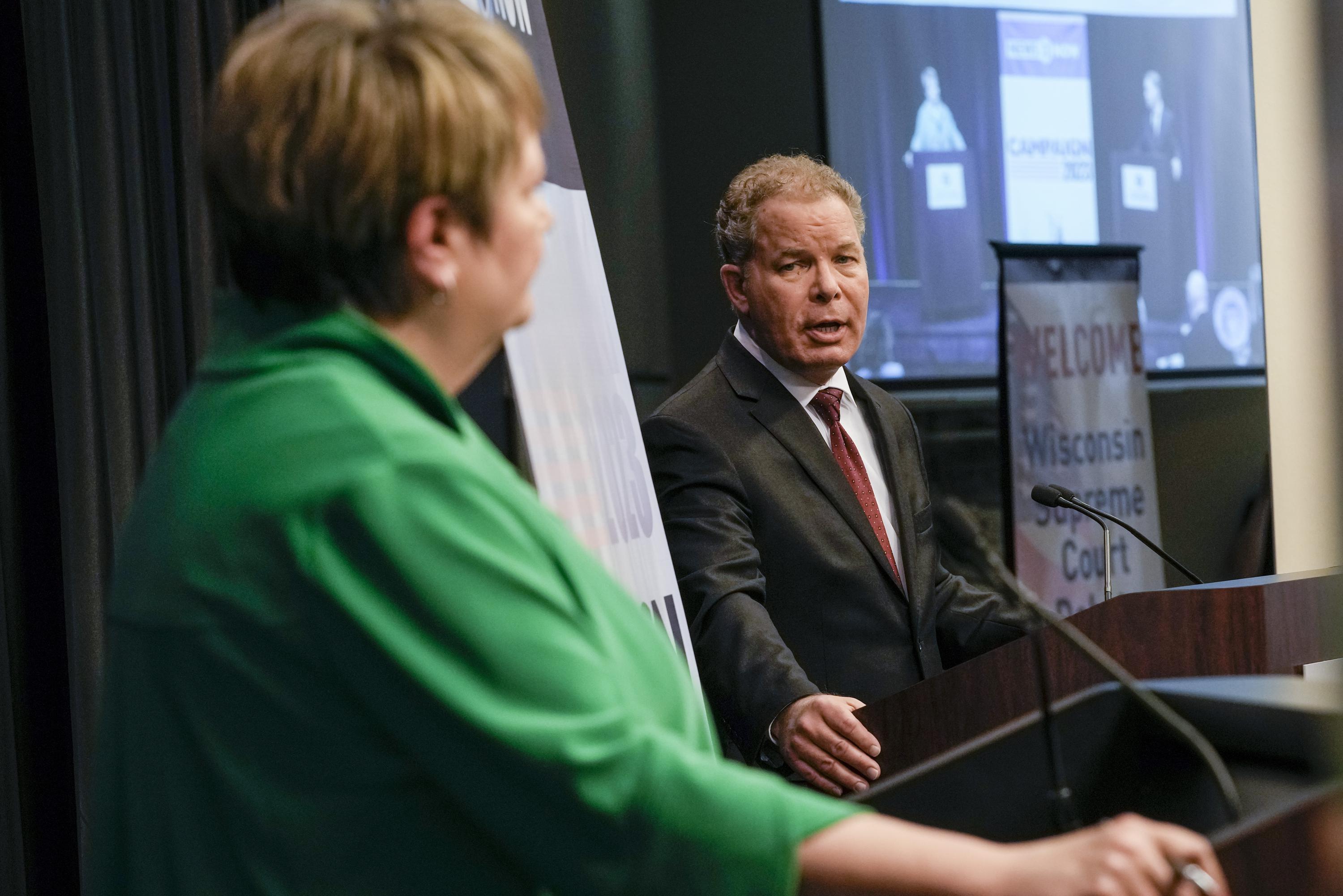 "Controversy Surrounds Wisconsin Supreme Court Candidate Ahead of Election"
