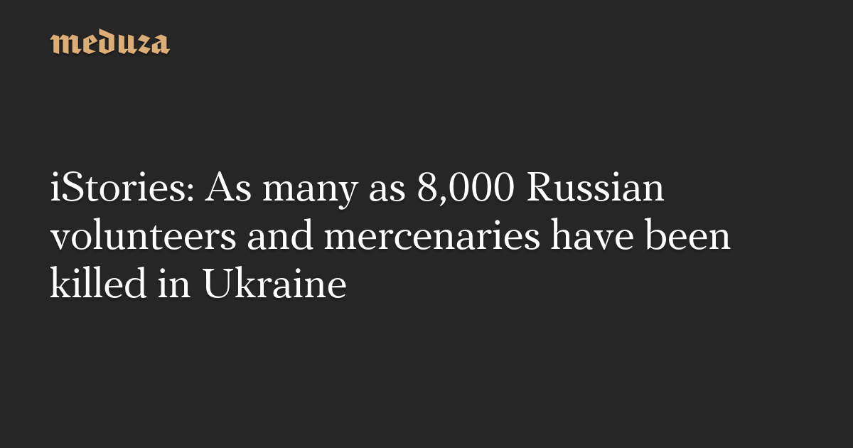Russian Volunteers and Mercenaries Suffer Heavy Losses in Ukraine Conflict