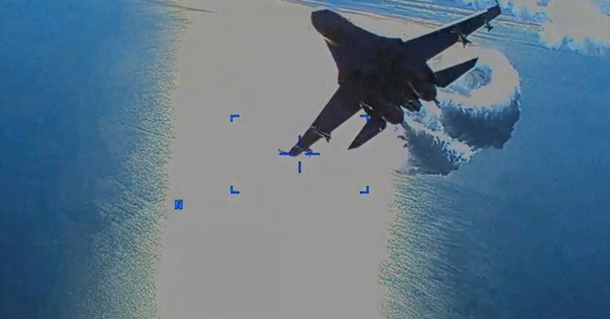 U.S. drones in Black Sea spark conflict with Russia, says Kremlin.